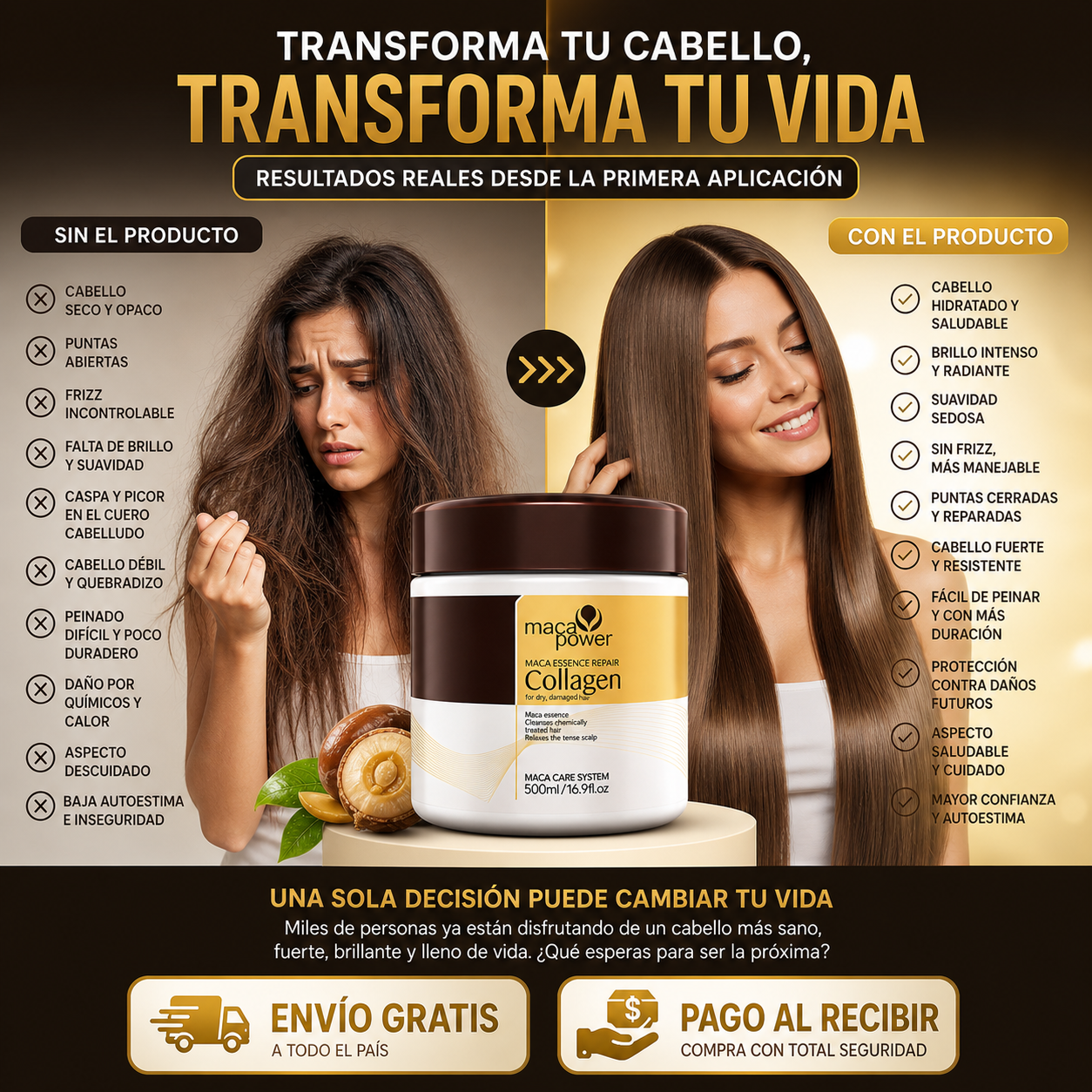 Mascarilla Reparación Profunda – Brillo y Suavidad Instantánea
