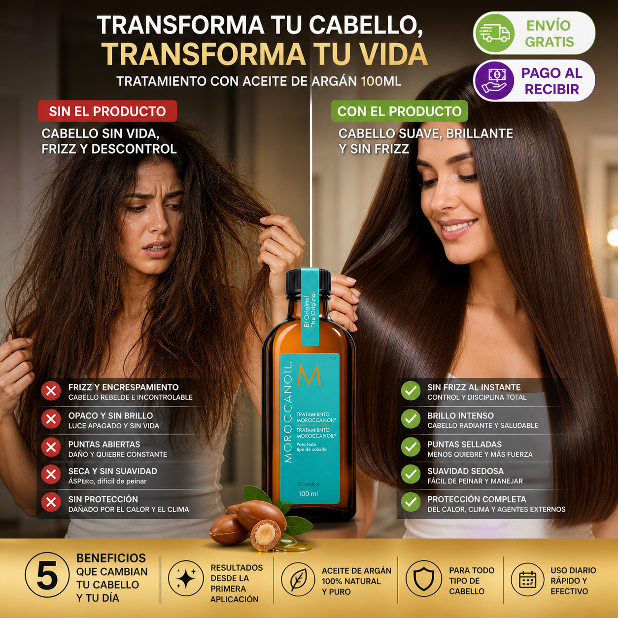 Moroccanoil – Tratamientos capilares con aceite de argán 100 ml