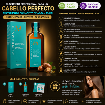 Moroccanoil – Tratamientos capilares con aceite de argán 100 ml