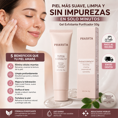 Gel Exfoliante 50g – Piel Más Suave, Limpia y Sin Impurezas en Minutos