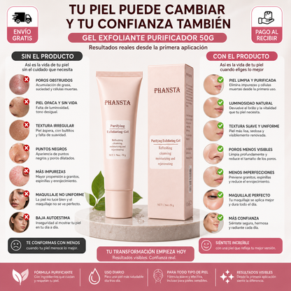 Gel Exfoliante 50g – Piel Más Suave, Limpia y Sin Impurezas en Minutos
