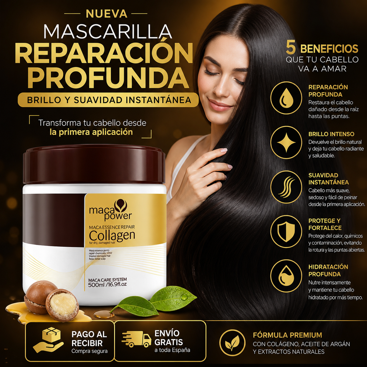 Mascarilla Reparación Profunda – Brillo y Suavidad Instantánea