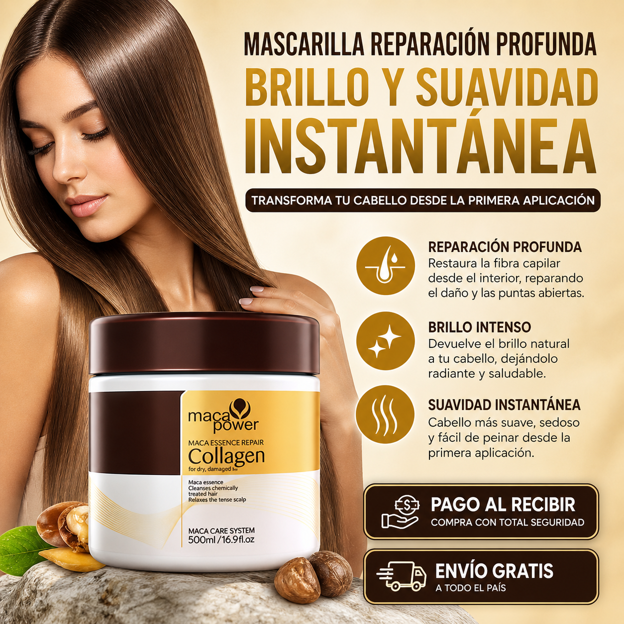 Mascarilla Reparación Profunda – Brillo y Suavidad Instantánea