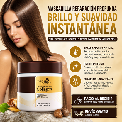 Mascarilla Reparación Profunda – Brillo y Suavidad Instantánea
