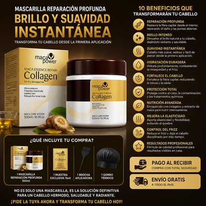 Mascarilla Reparación Profunda – Brillo y Suavidad Instantánea