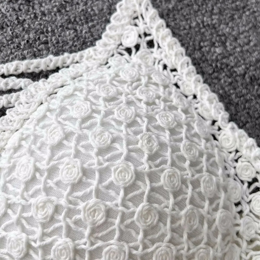 Lunessa Summer Chic — Set de dos piezas tejido con acabado delicado, ideal para paseos junto al mar y escapadas de verano