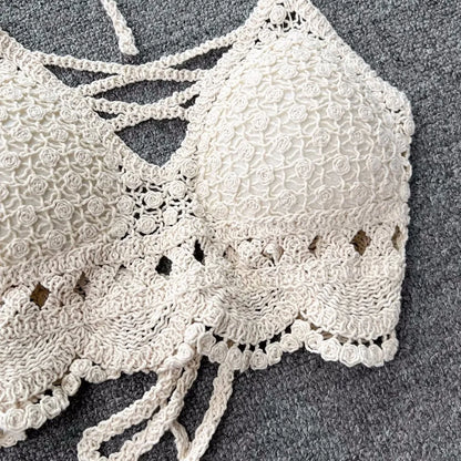 Lunessa Summer Chic — Set de dos piezas tejido con acabado delicado, ideal para paseos junto al mar y escapadas de verano