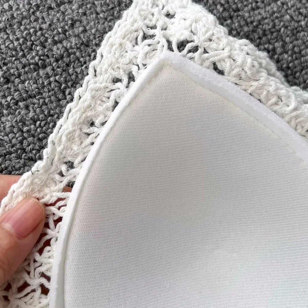 Lunessa Summer Chic — Set de dos piezas tejido con acabado delicado, ideal para paseos junto al mar y escapadas de verano