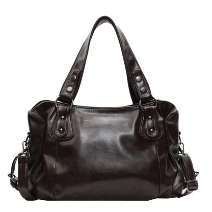 Alviera Classic Tote — Bolso tote elegante en PU suave, gran capacidad y diseño sofisticado ideal para el uso diario