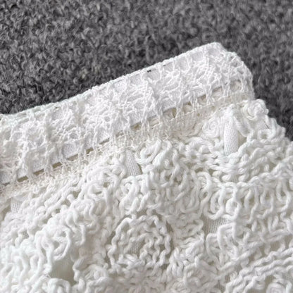 Lunessa Summer Chic — Set de dos piezas tejido con acabado delicado, ideal para paseos junto al mar y escapadas de verano