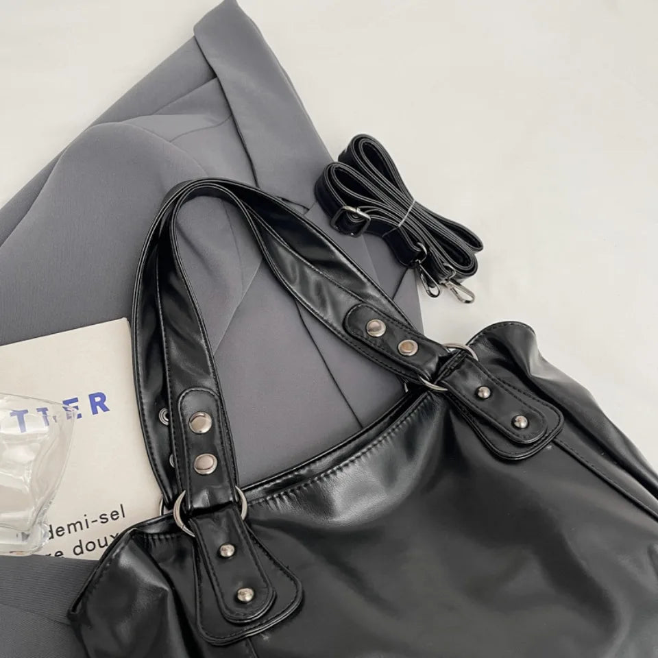 Alviera Classic Tote — Bolso tote elegante en PU suave, gran capacidad y diseño sofisticado ideal para el uso diario