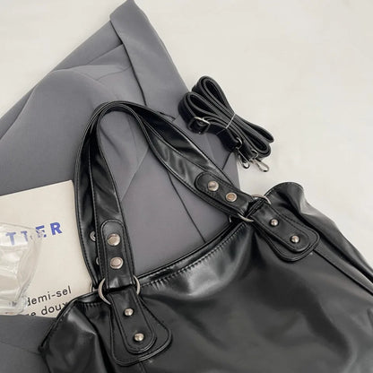 Alviera Classic Tote — Bolso tote elegante en PU suave, gran capacidad y diseño sofisticado ideal para el uso diario